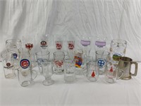 Large Group of Assorted Mugs & Glasses