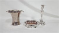 3PC ANTIQUE SILVERPLATE