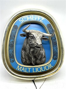 Vintage Schultz Malt Liquor Lighted Sign 15” x