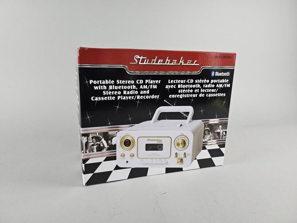 New In Box Studebaker Portable Stereo