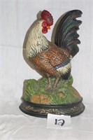 CAST IRON ROOSTER DOOR STOP