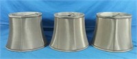 Set of 3 Bronze Lamp Shades