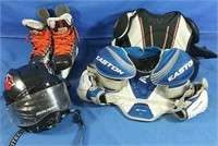 Youth Hockey Lot (2 Chest Pads, helmet, and
