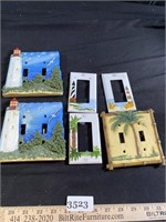 Lighthouse & Palm Tree Switch Covers