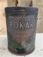 Vintage Bokar Coffee Tin