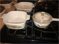 4 Corning Ware Dishes (Spice of Life)