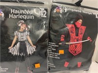 Haunted Harlequin, Ghost Face costumes