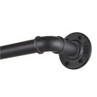 1 Inch Industrial Curtain Rod, Curtain Rods for Wi