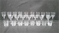 CRYSTAL STEMWARE - 2 BOXES