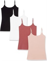 *Women's Pack of 4 Camisole, XL*