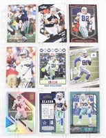 (9) Assorted Dallas Cowboys Football Cards
