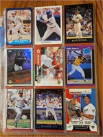 (9) Baseball Cards