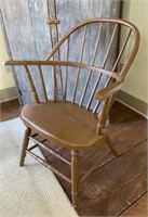 Vintage Painted Bow Back Windsor Chair