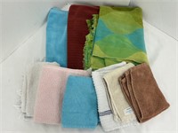 Assortment of Towels/Wash Cloths  Sizes Vary