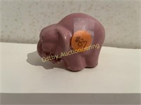 Solid Pink Elephant w/Trunk Down 2 ¼"X2 ¾"