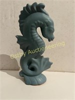 Seahorse Figurine (matt Blue) 8"X3 ¼"