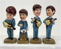 4 1960s Beatles Cake Topper Figures