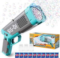 Kids Bubble Gun Maker with Lights