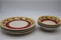 Plates (4) Bowls (4) Royal Norfolk