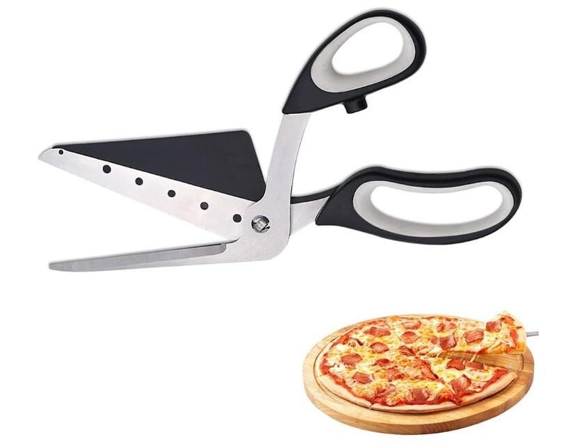 Pizza Scissors Cutter StainlessSteel Pizza Spatula