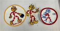 (3) REDDY KILOWATTS EMB. PATCHES 6-7IN