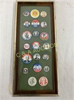 COLLECTION EARLY POLITICAL BUTTONS