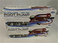 (2) Foot Pumps