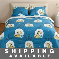 NEW Dinosaur Kids Full Bedding Comforter Set