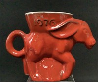 1976 Frankoma Democratic Party Donkey Mug