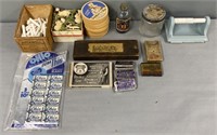 Coasters; Medicine Bottles; Razor Blades etc