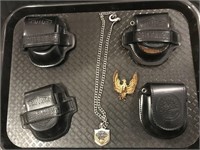 HARLEY NECKLACE AND POCKET WATCH CASES