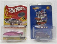 2 Collectible Hot Wheel Cars