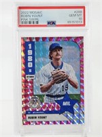 2022 MOSAIC ROBIN YOUNT PINK SWIRL 10/12 PSA 10