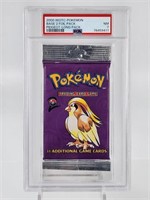 2000 WOTC POKEMON BASE 2 FOIL LONG PACK PSA 7