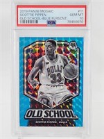 2019 PANINI MOSAIC SCOTTIE PIPPEN BLUE FLR. PSA 10