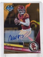 2023 BOWMAN U CHROME CALEB WILLIAMS AUTO