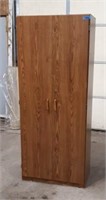 Wood Storage Cabinet w/ Adj. Shelving