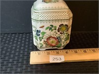 Vintage Masons Tea Paynsley Patt Ironstone Caddy