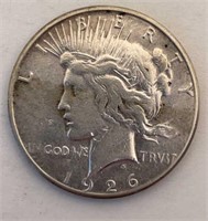 1926S Peace Silver Dollar
