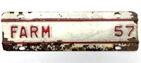 1957 Farm Tag