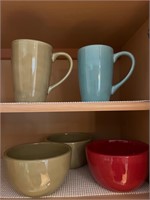 Assorted Mugs & bowls