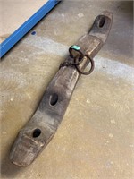 Antique wooden yoke-52” long