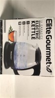 New Elite Gourmet Glass Cordless Electric Kettle