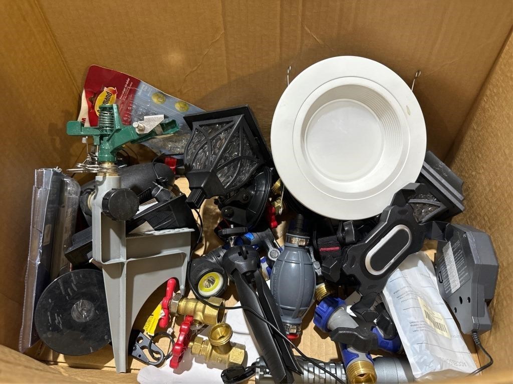 Box With Different Items For Parts