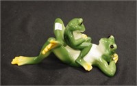 Franz Porcelain 'Frog, Father & Son' figure