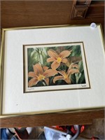 DOUG HOOK PRINT - 11X13.5"- DAY LILIES