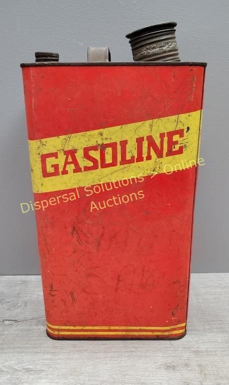 Old GASOLINE Tin Can