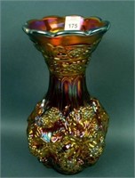 Imperial Loganberry Vase – Amber (great color)
