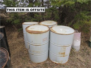 (4) 45 GALLON DRUMS (OFFSITE)