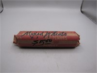 Roll of Unsearched Mixed Wheat Pennies